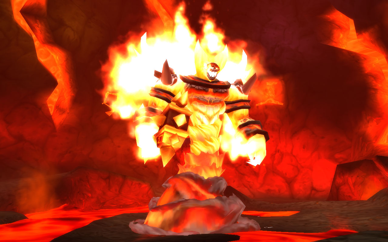 Behold Ragnaros - the Firelord! He who was ancient when this world was young!