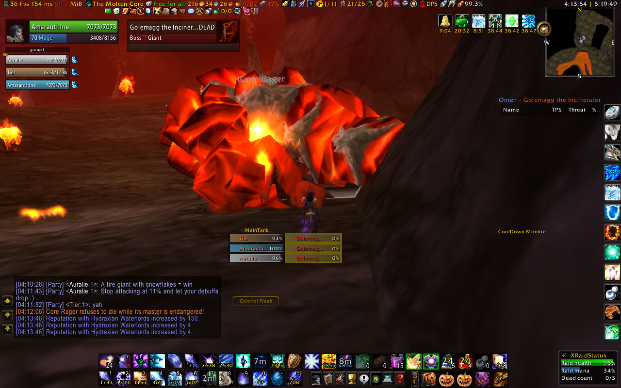 Whoops, he fell over.